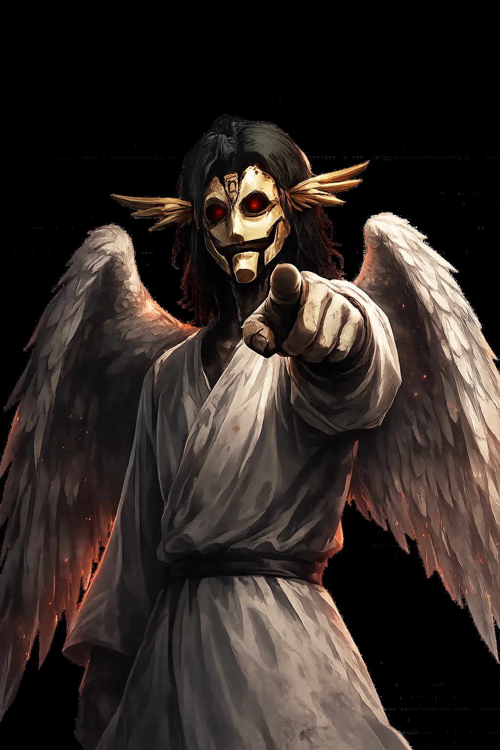 Barachiel, the masked fallen angel